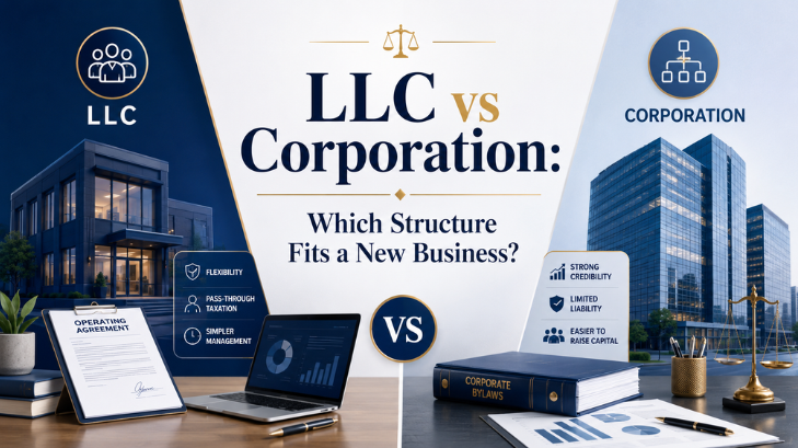 LLC vs Corporation: Which Structure Fits a New Business?