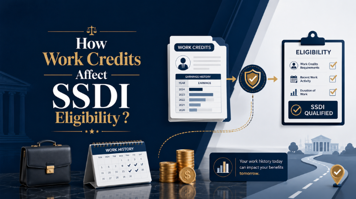 How Work Credits Affect SSDI Eligibility ?