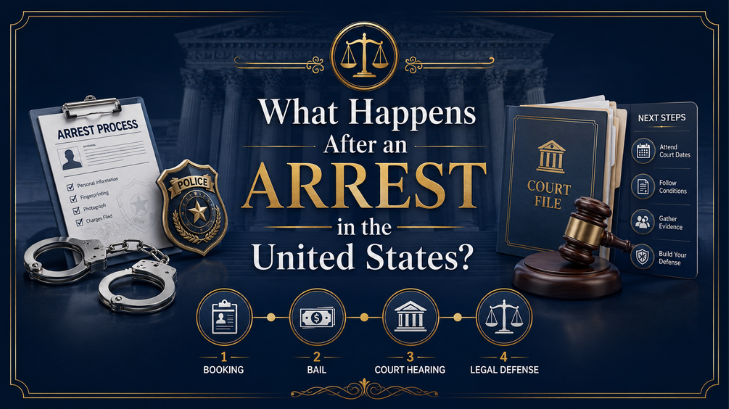 What Happens After an Arrest in the United States?