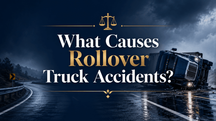 What Causes Rollover Truck Accidents?