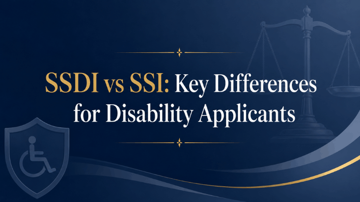 SSDI vs SSI: Key Differences for Disability Applicants