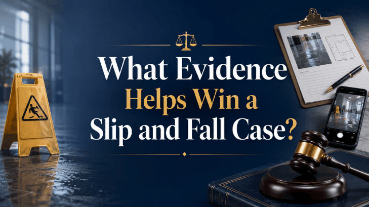 What Evidence Helps Win a Slip and Fall Case?