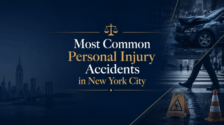 Most Common Personal Injury Accidents in New York City