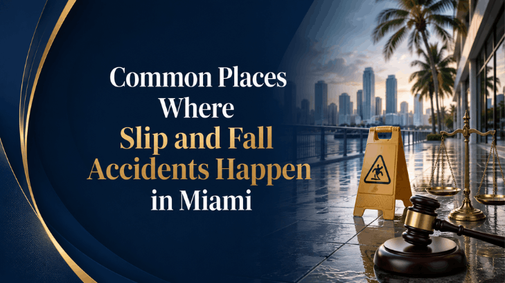 Common Places Where Slip and Fall Accidents Happen in Miami