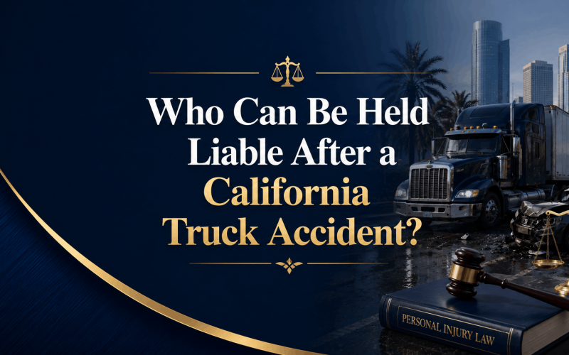 Who Can Be Held Liable After a California Truck Accident?